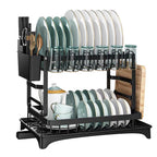 DishLuxe™ 2-Tier Dish Drying Rack