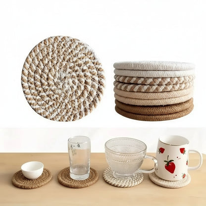 BohoWeave Cotton Coasters