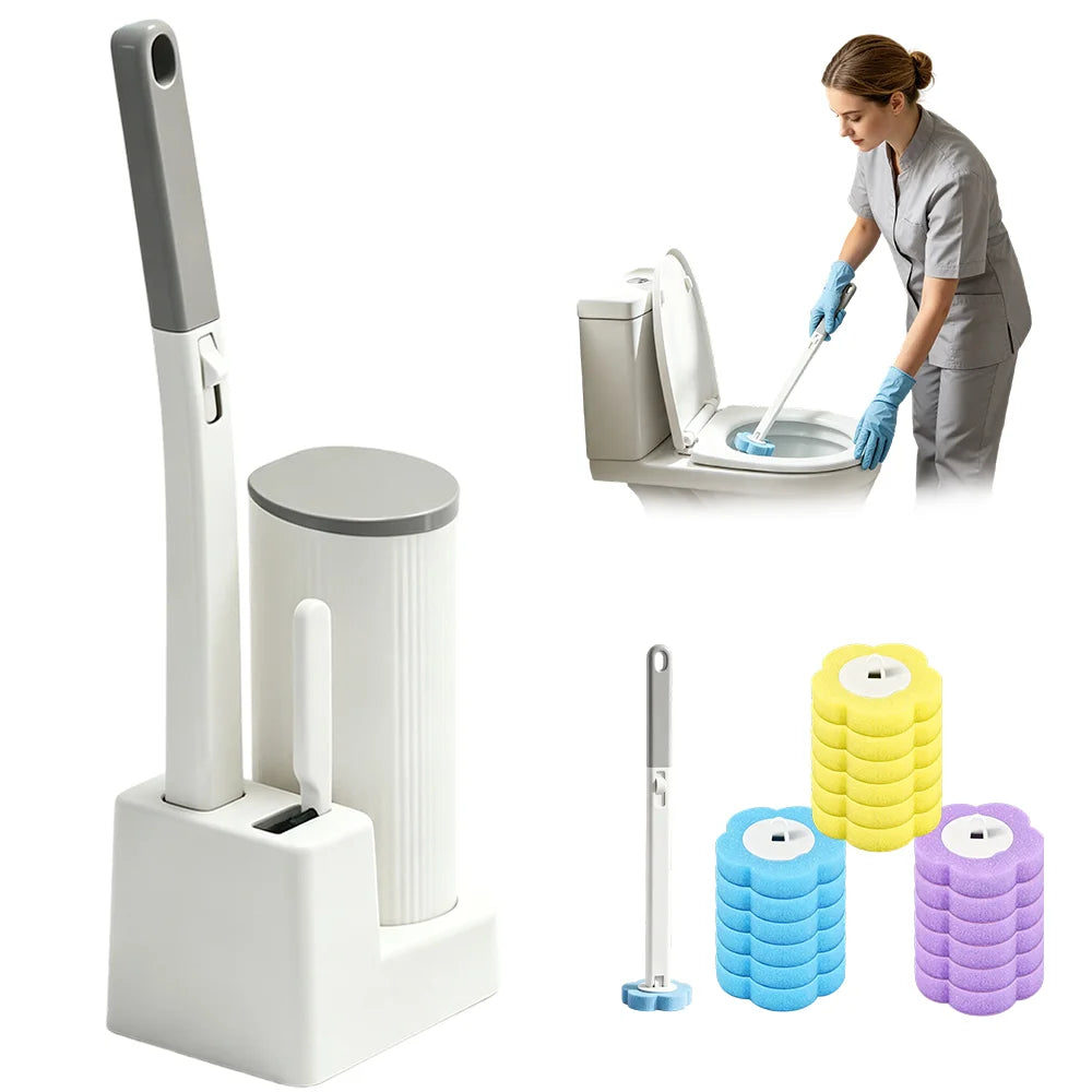 Escovilhão de Limpeza de Sanitas e Sistema de Recargas CleanPod™