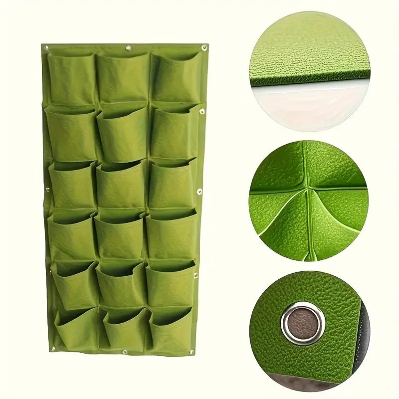 GreenNest Wall-Mounted Growing Bag – Vertical Gardening Made Simple, Stylish &amp; Sustainable