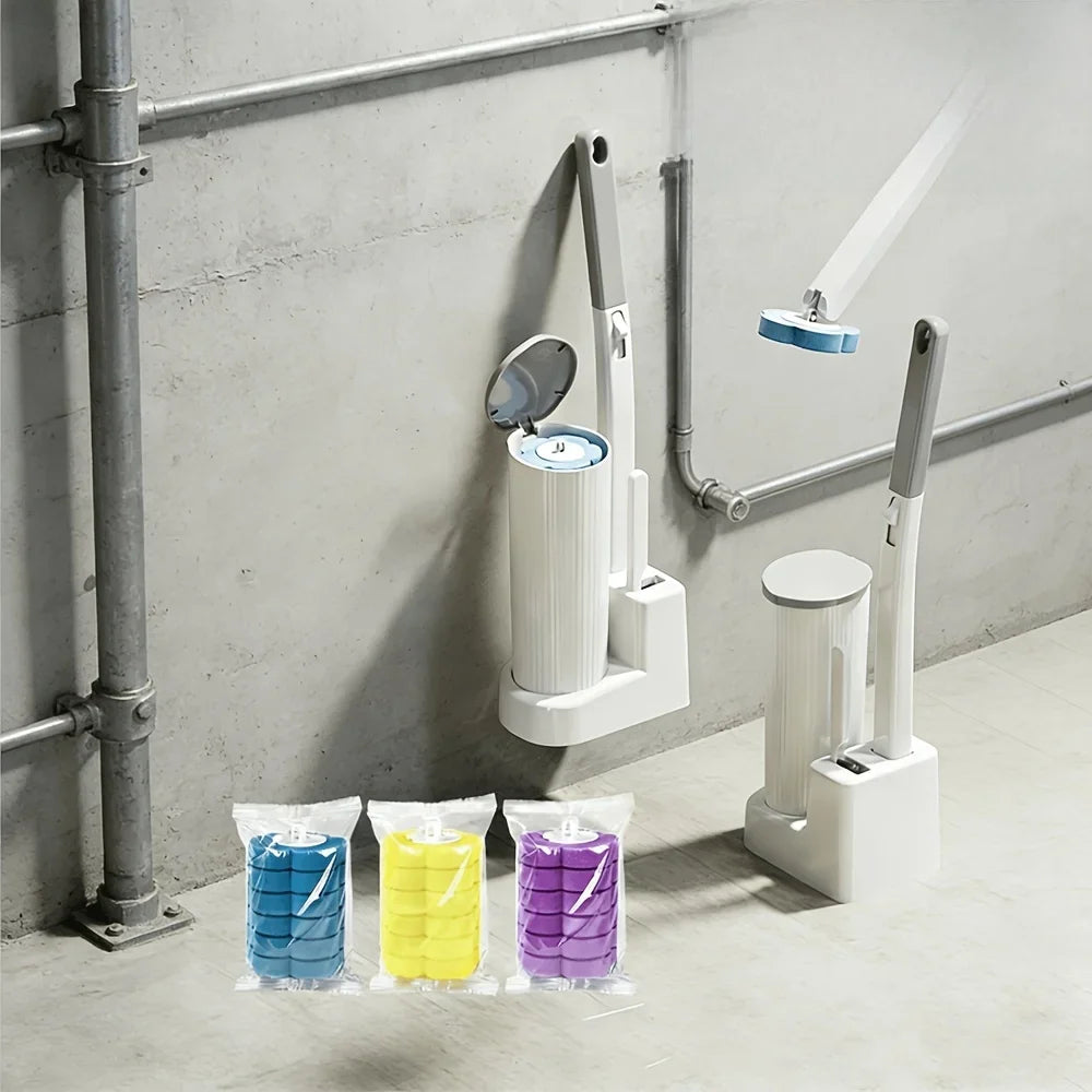 Escovilhão de Limpeza de Sanitas e Sistema de Recargas CleanPod™