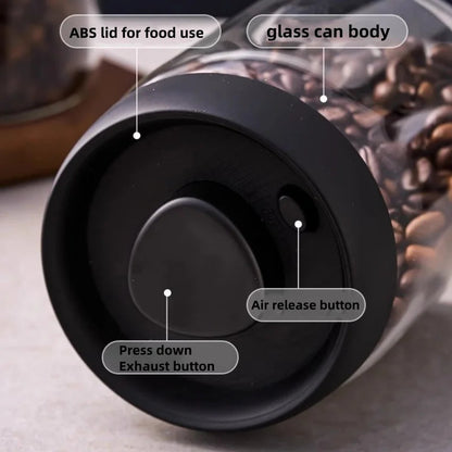 FreshSeal Coffee Bean Canister – Keep Every Bean Fresh, Aromatic &amp; Full of Flavour Megarb