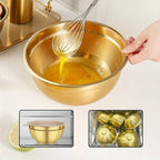 LuxeMix™ 10-Piece Gold Mixing Bowl Set