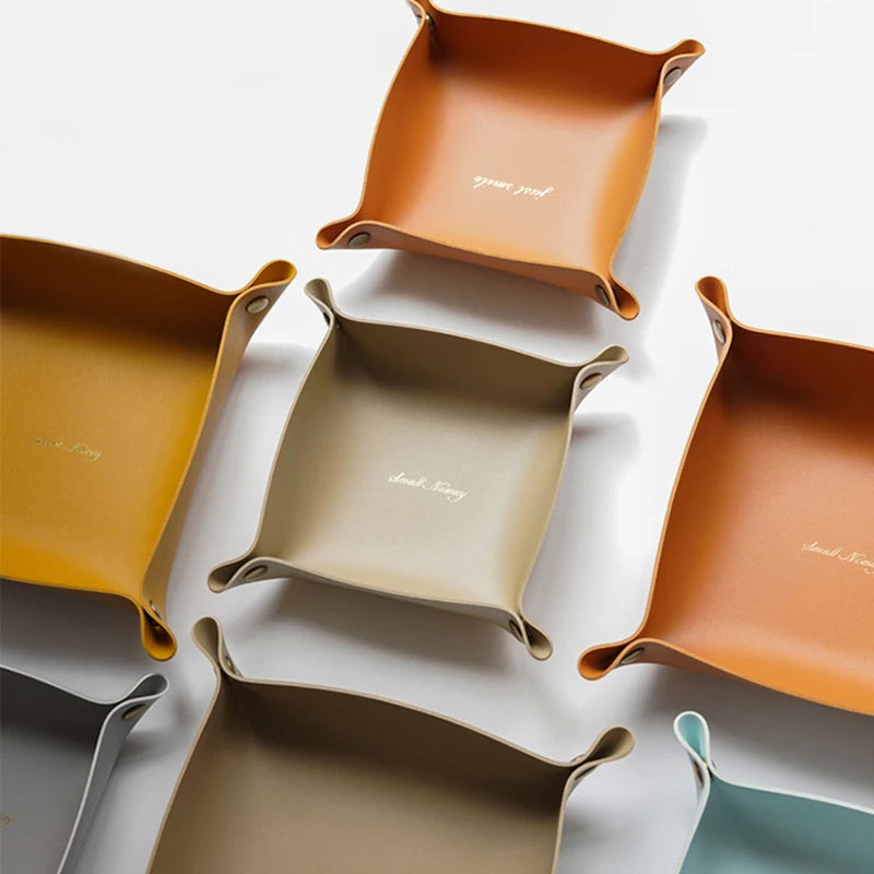 NordiLuxe™ Leather Valet Tray