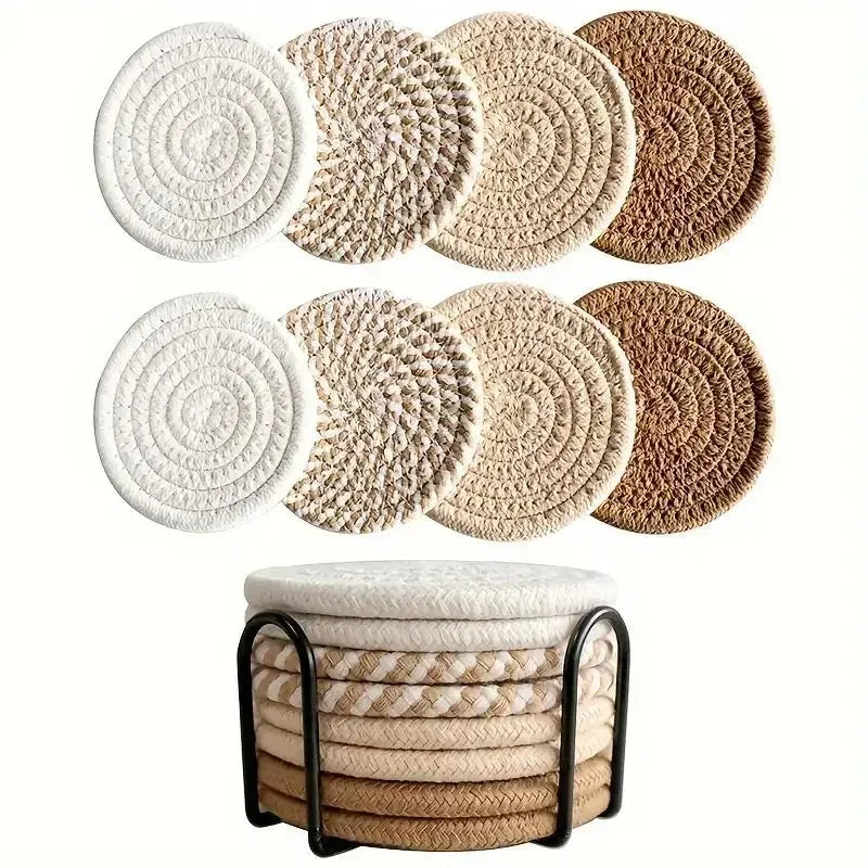 BohoWeave Cotton Coasters