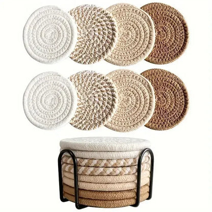 BohoWeave Cotton Coasters
