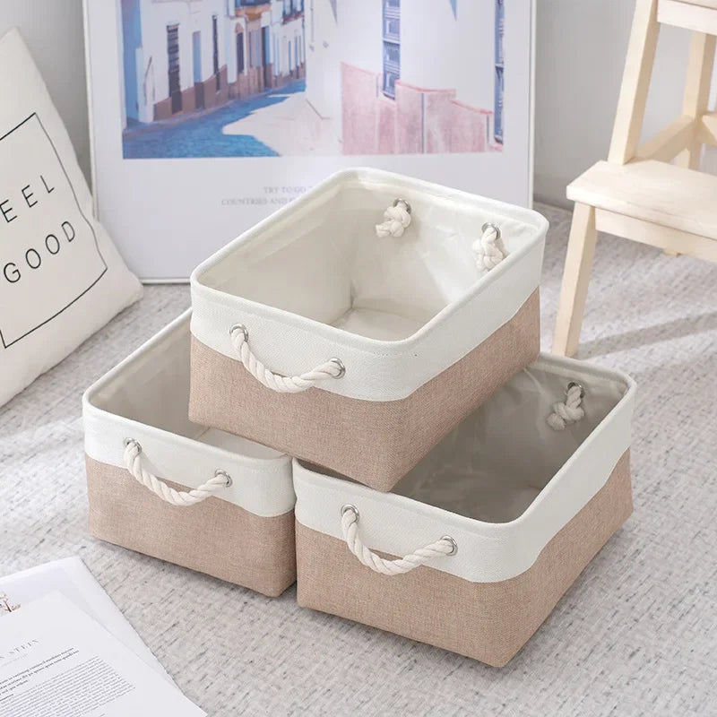 LinenNest™ Foldable Storage Basket