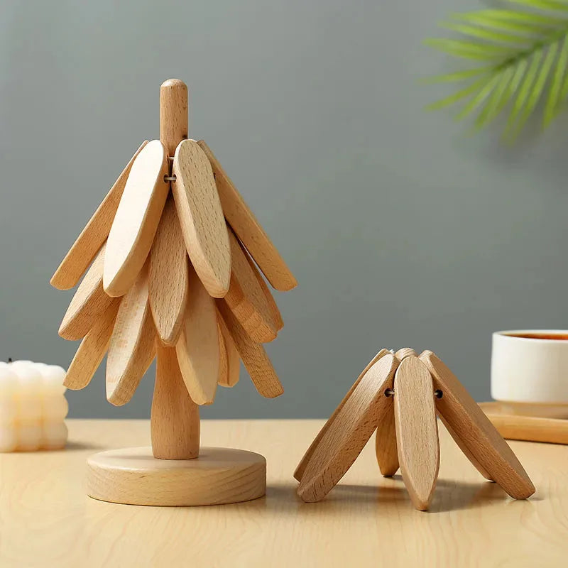 WoodBloom Heat-Resistant Trivet