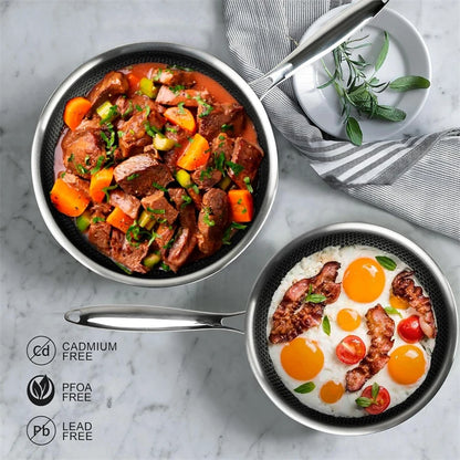 KitchenGlow Non-Stick Skillet with Lid – Everyday Cooking Made Effortless