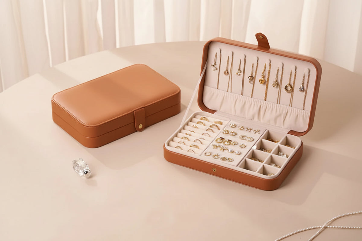 Caixa Organizadora de Joias VelvetLuxe™