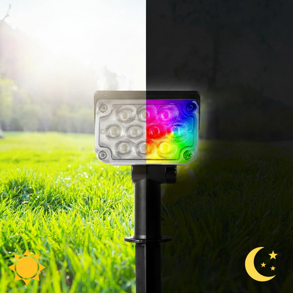 EcoShine Outdoor Solar Lamp Set – Illuminate Your Outdoors with Sustainable Elegance