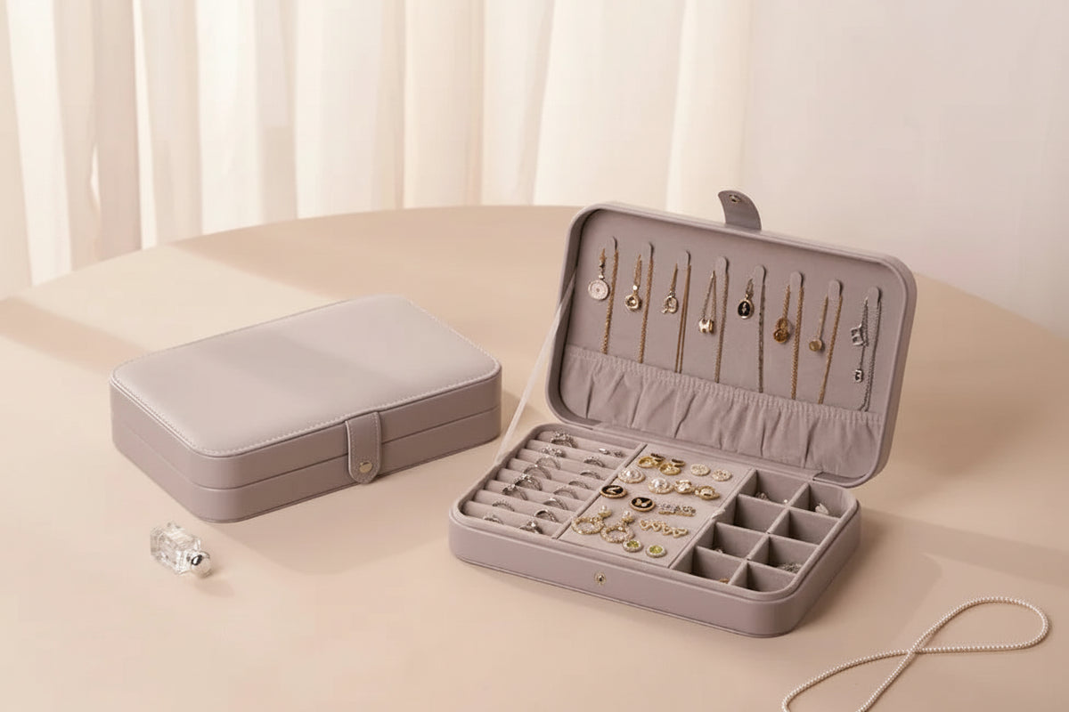 Caixa Organizadora de Joias VelvetLuxe™