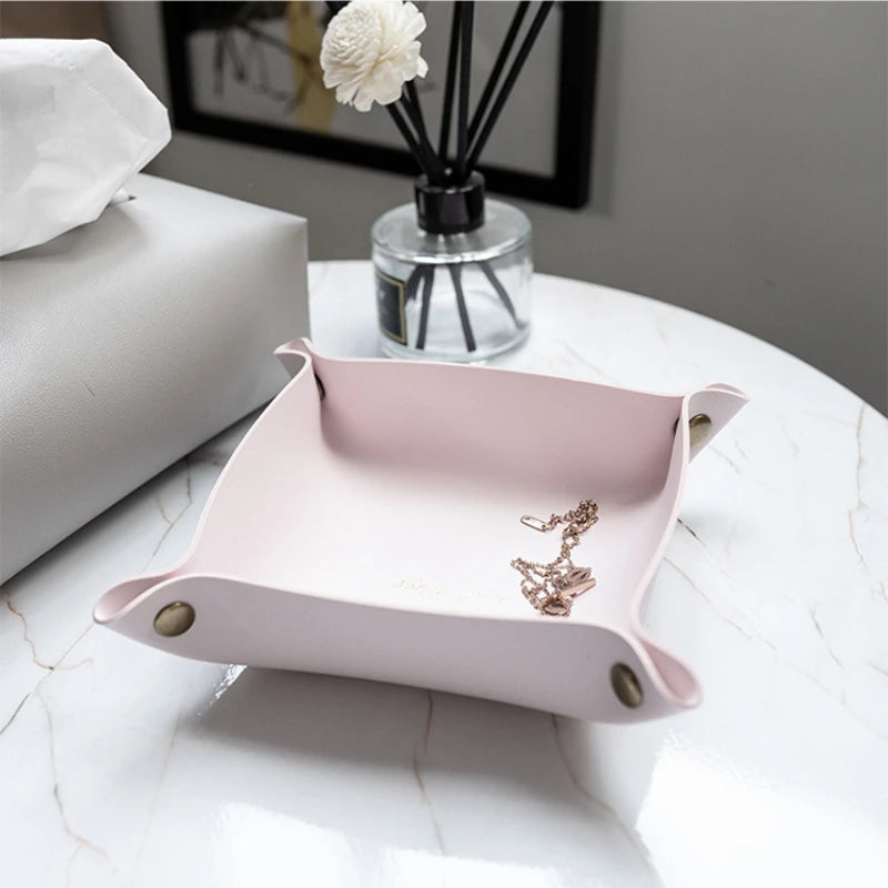 NordiLuxe™ Leather Valet Tray