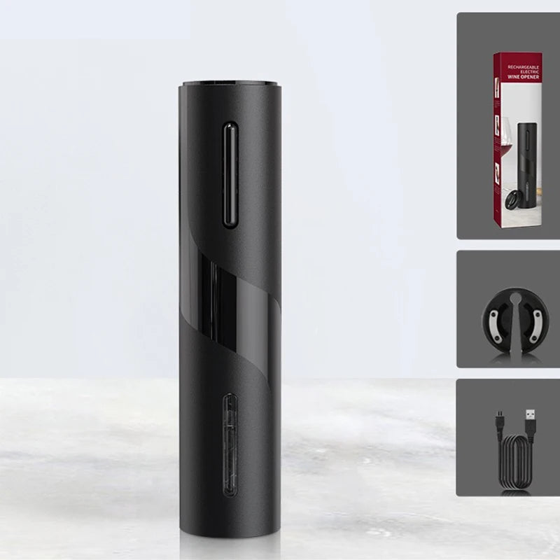 CorkMaster Rechargeable Wine Opener – Effortless Elegance for Every Bottle Megarb