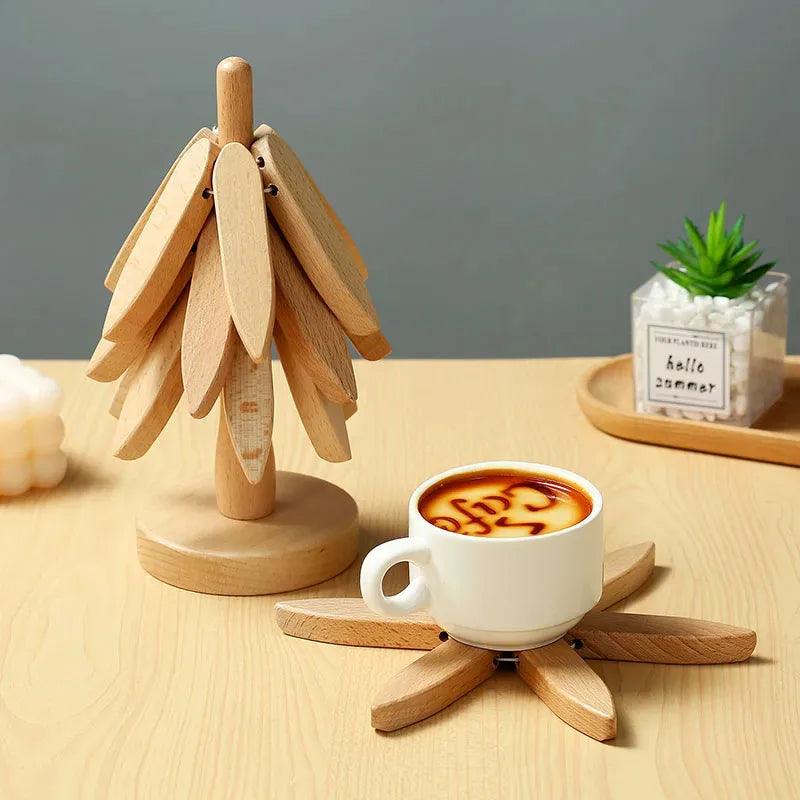 WoodBloom Heat-Resistant Trivet
