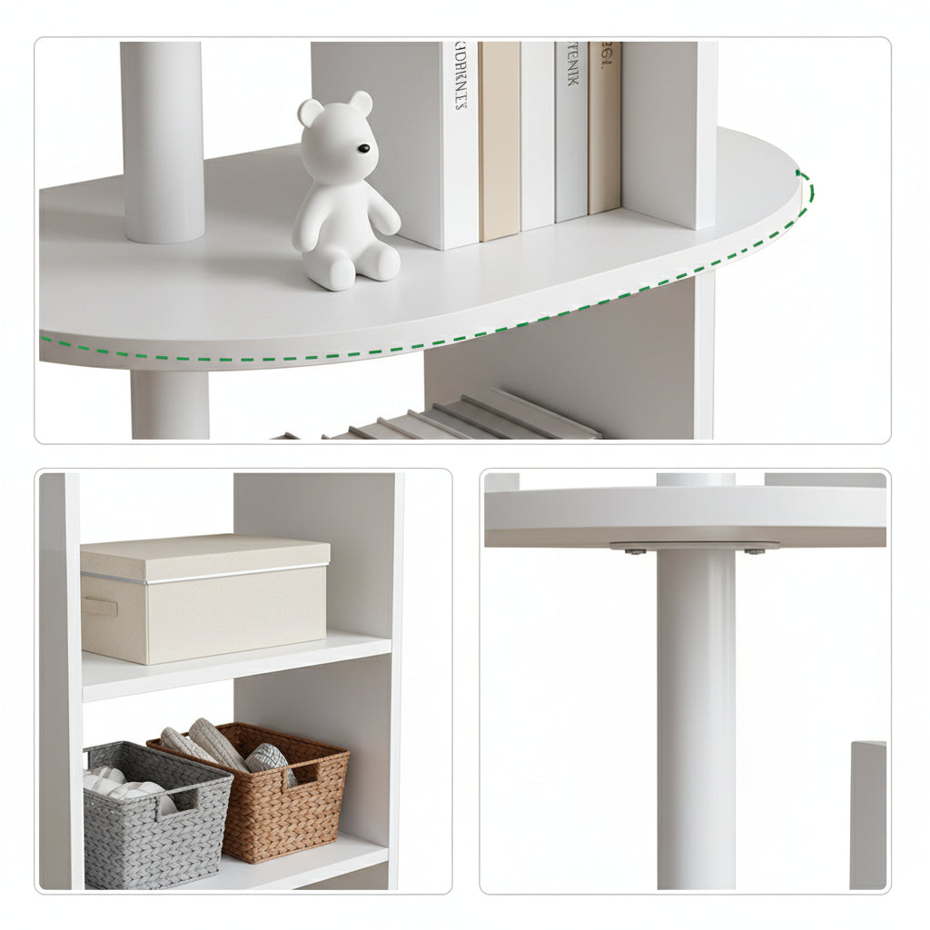 UrbanLeaf Decorative Storage Rack – Modern Organisation with Elegant Style