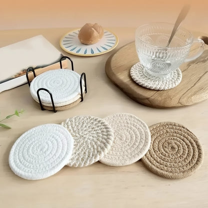 BohoWeave Cotton Coasters
