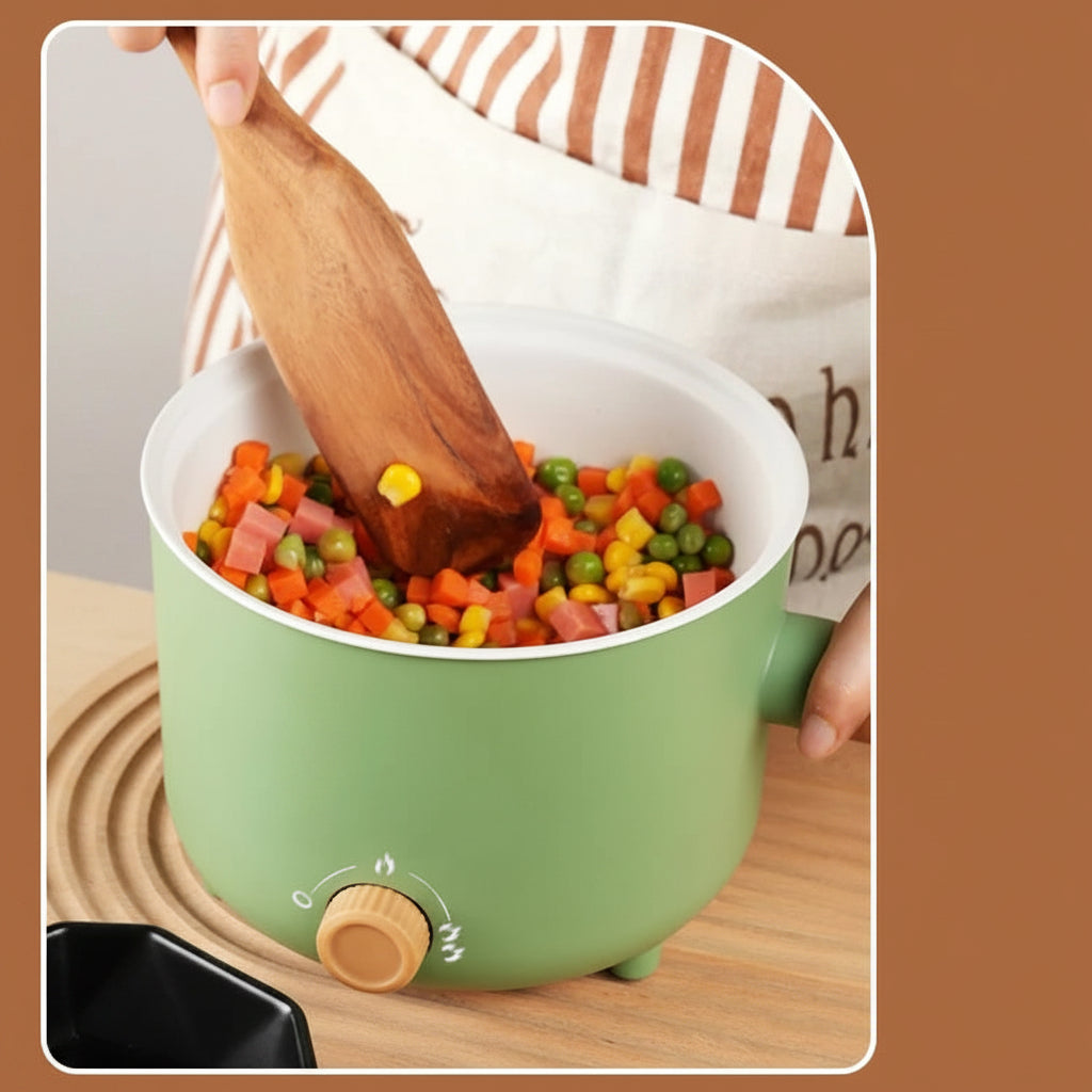 SoloNest 1.8L Non-Stick Mini Cooker – Compact Cooking Made Simp