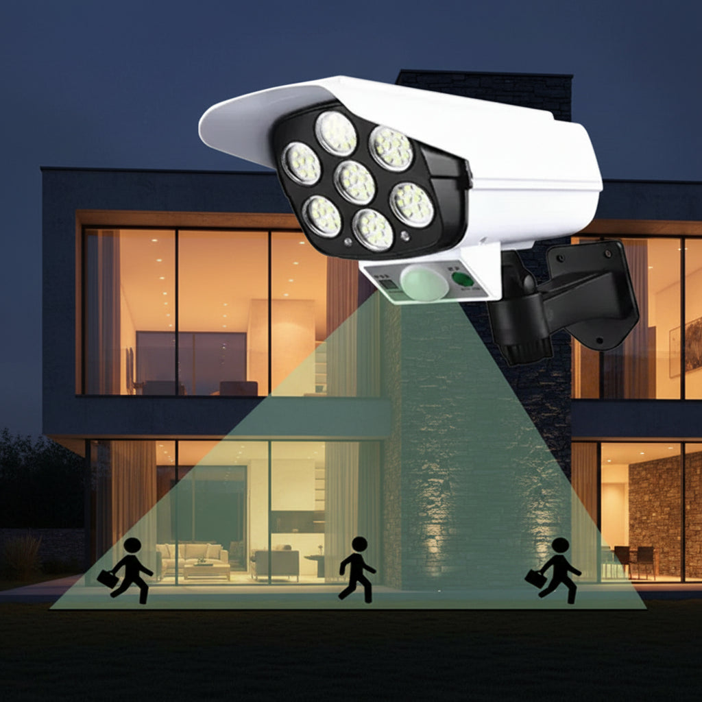 SecureGlow Solar Sensor Light – Smart Outdoor Protection with Powerful Illumination