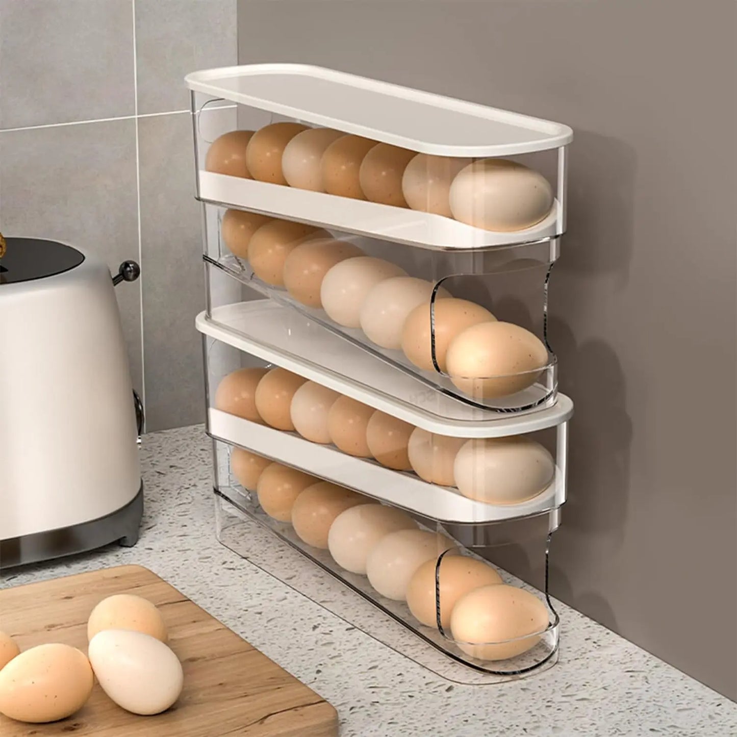FreshNest Ladder Egg Holder – Organize Your Eggs with Ease