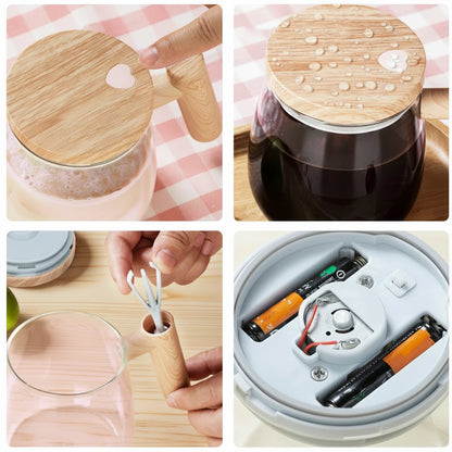 SpinBlend Electric Mixing Mug – Effortless Mixing, Perfect Taste