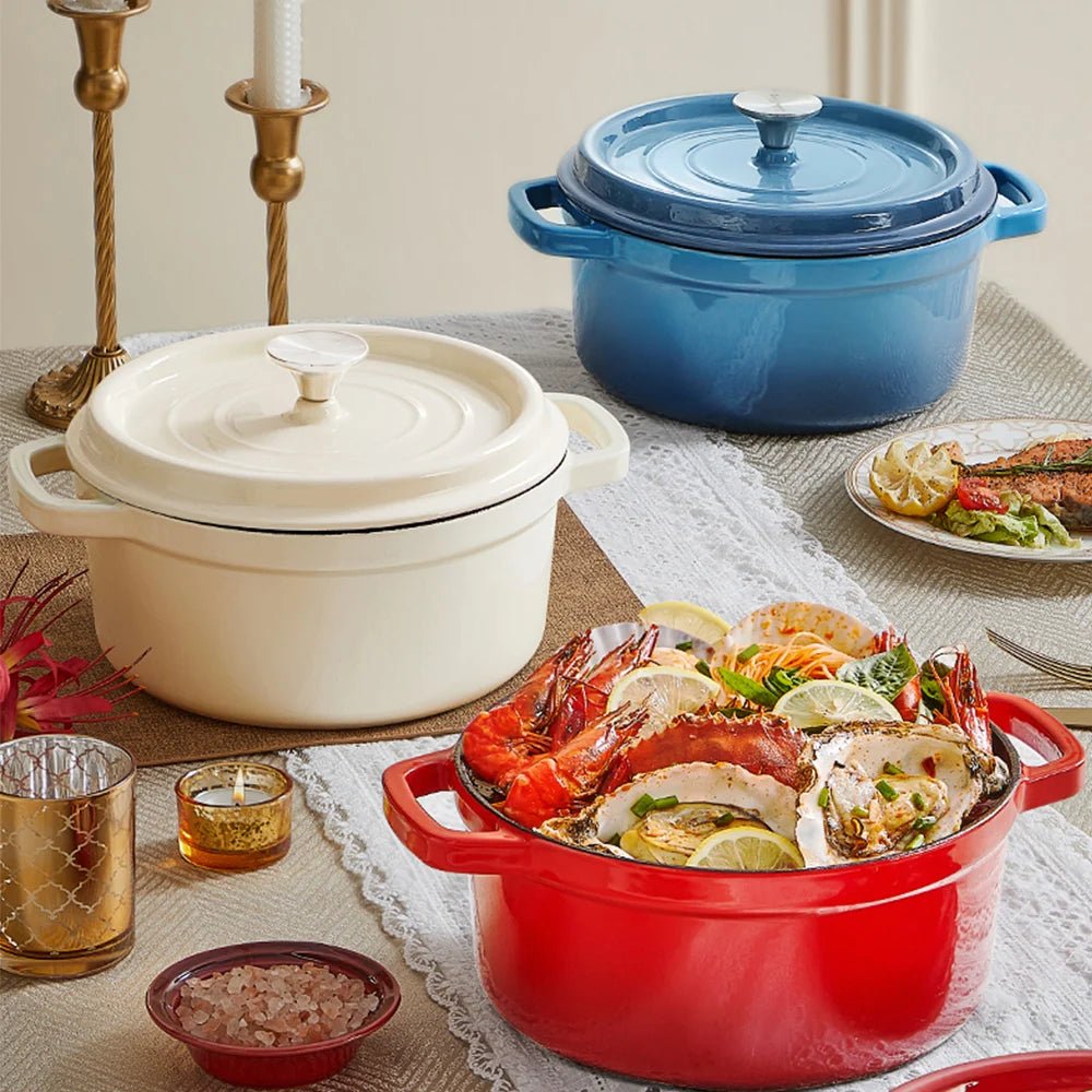 RoyalFlame Enamel Cooking Pot