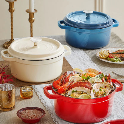 RoyalFlame Enamel Cooking Pot