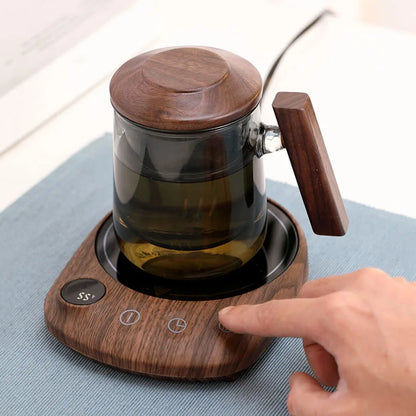 WarmSense Smart Mug Plate – Keep Every Sip Perfectly Warm