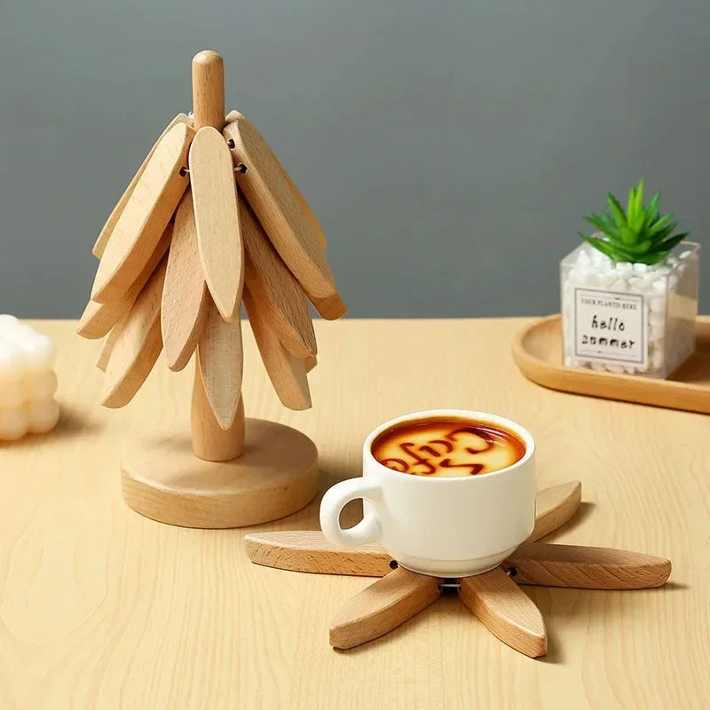 WoodBloom Heat-Resistant Trivet