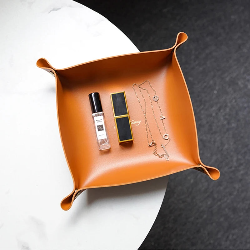NordiLuxe™ Leather Valet Tray