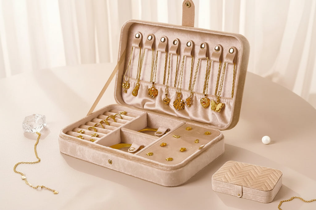 Caixa Organizadora de Joias VelvetLuxe™