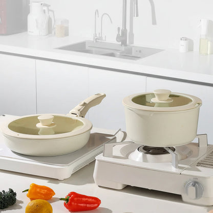FlexiCook Removable Handle Pan Set – Smart Space-Saving Cookware for Modern Kitchens
