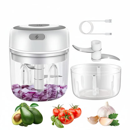 ChopEase Mini Food Processor – Effortless Chopping at the Touch of a Button