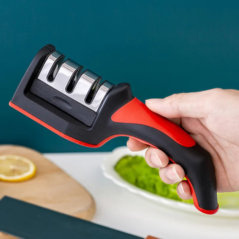 EdgeMaster 3-Stage Knife Sharpener – Restore Precision &amp; Effortless Cutting Performance