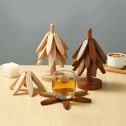 WoodBloom Heat-Resistant Trivet