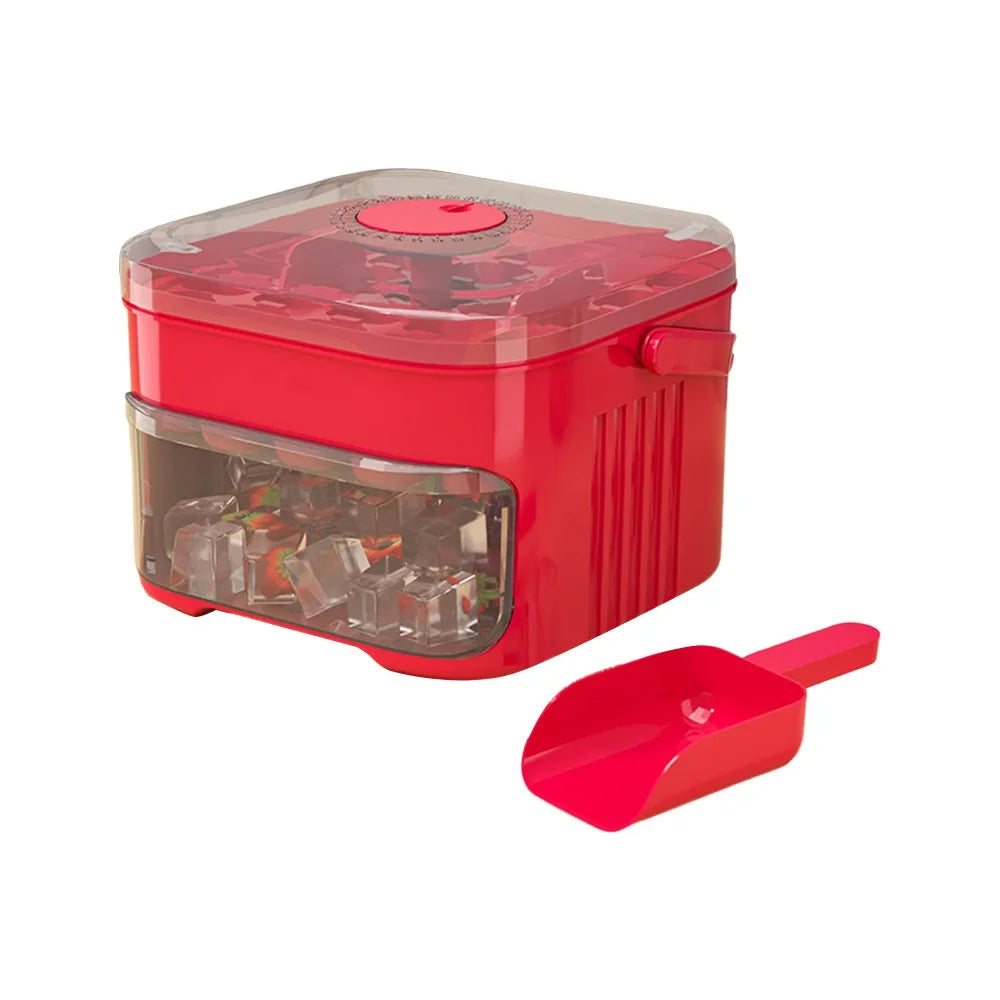 CrystalCube Easy Freeze Tray – Perfect Ice Cubes in Seconds, No Mess, No Effort
