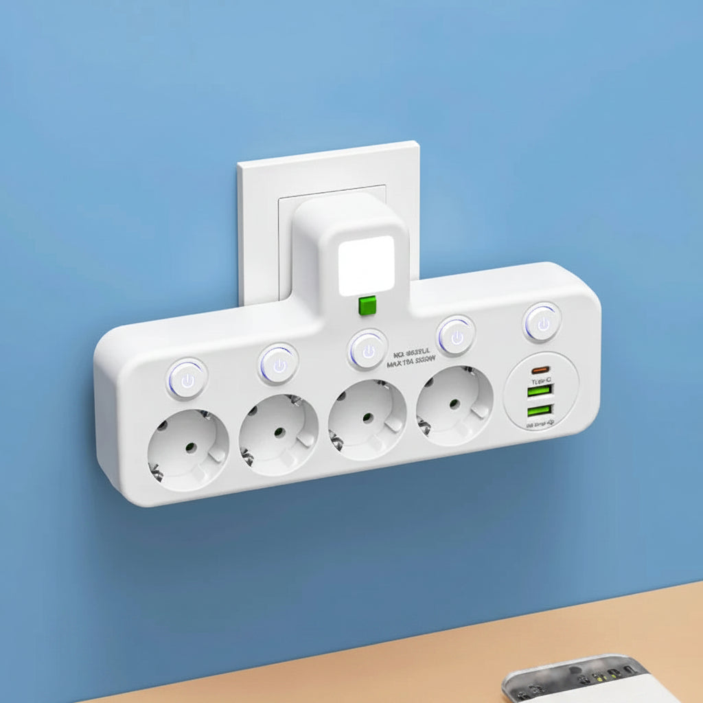 PowerHub™ 4-Socket USB Wall Adapter