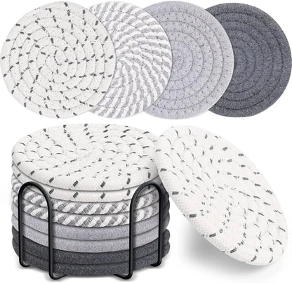 BohoWeave Cotton Coasters