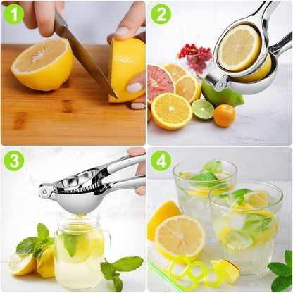 ZestFlow Manuel Presse-Agrumes – Jus Pur, Pression Facile