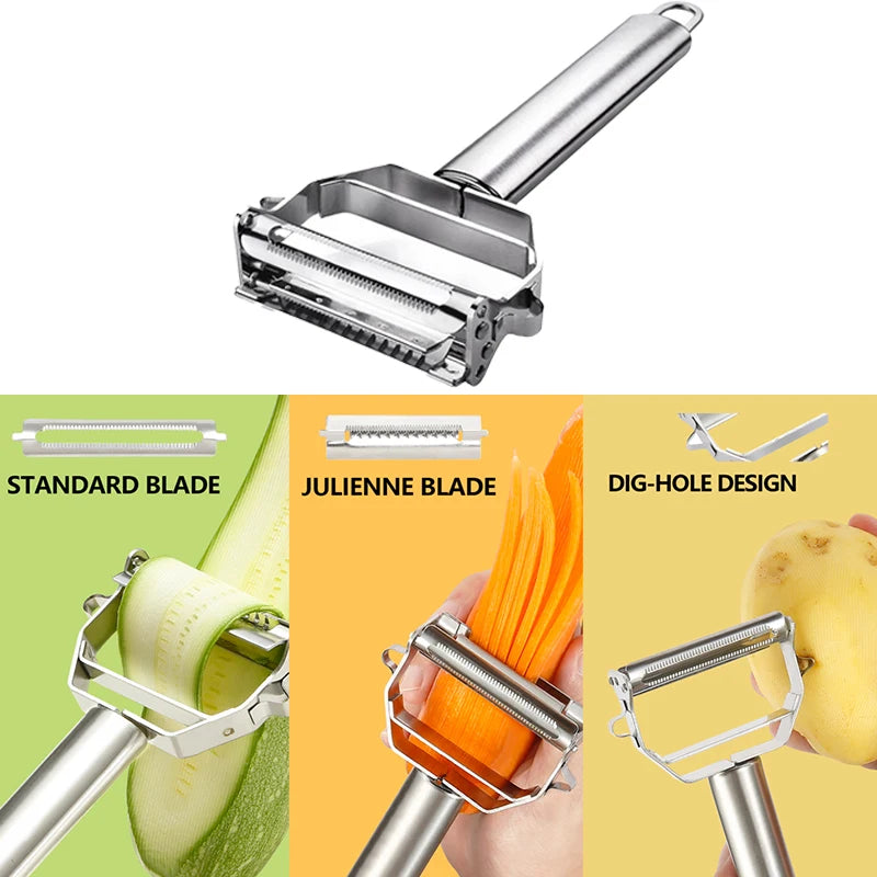 SliceSwift Veggie Peeler – Precision Peeling & Slicing Made Effortless