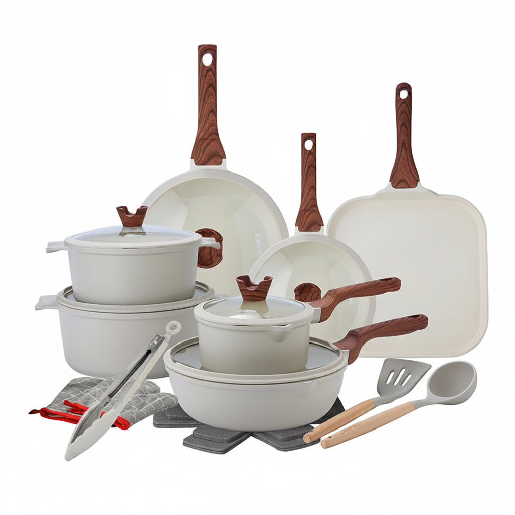 CeramiLux™ 21-Piece Pots &amp; Pans Set