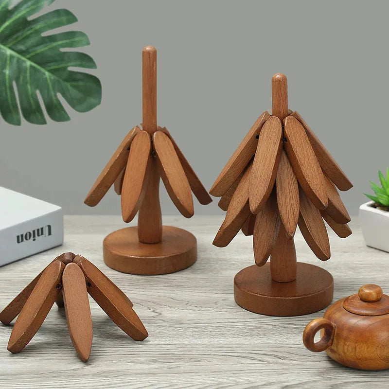 WoodBloom Heat-Resistant Trivet