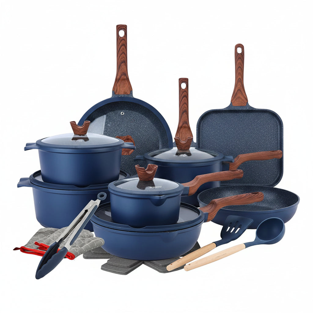 CeramiLux™ 21-Piece Pots &amp; Pans Set