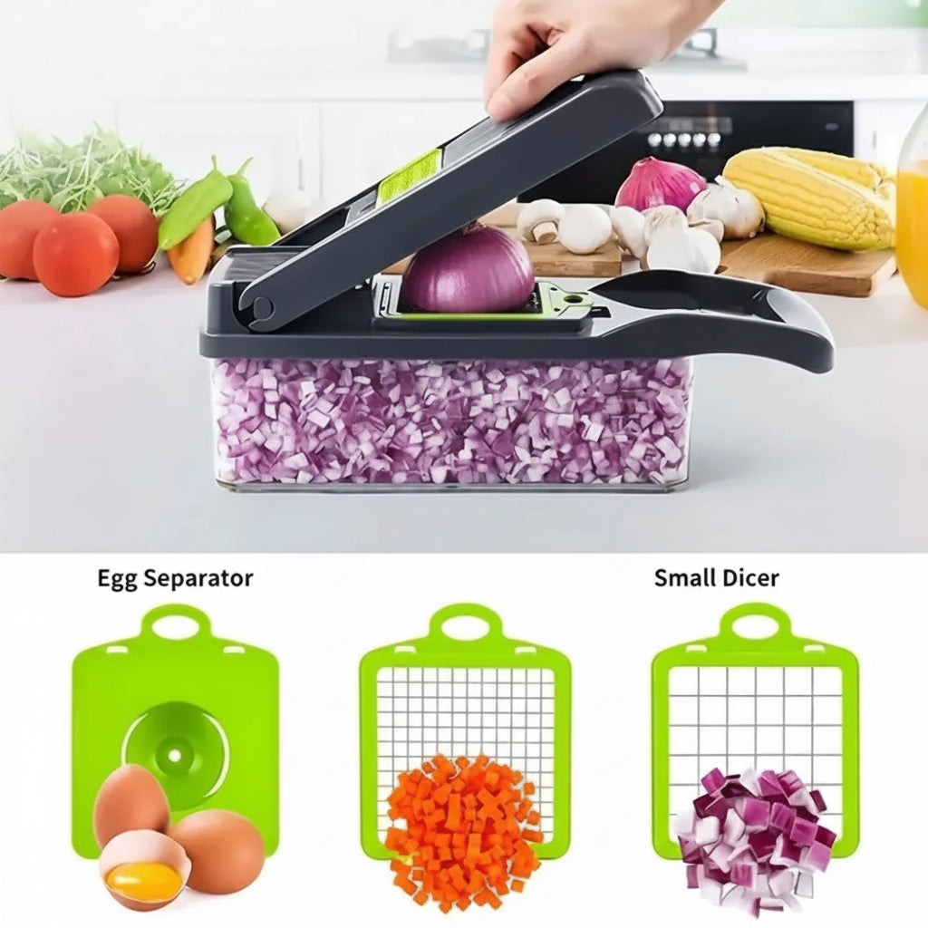 SliceBox Multi Veggie Cutter – Chop, Slice &amp; Prep Like a Pro in Seconds