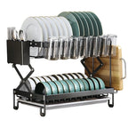 DishLuxe™ 2-Tier Dish Drying Rack