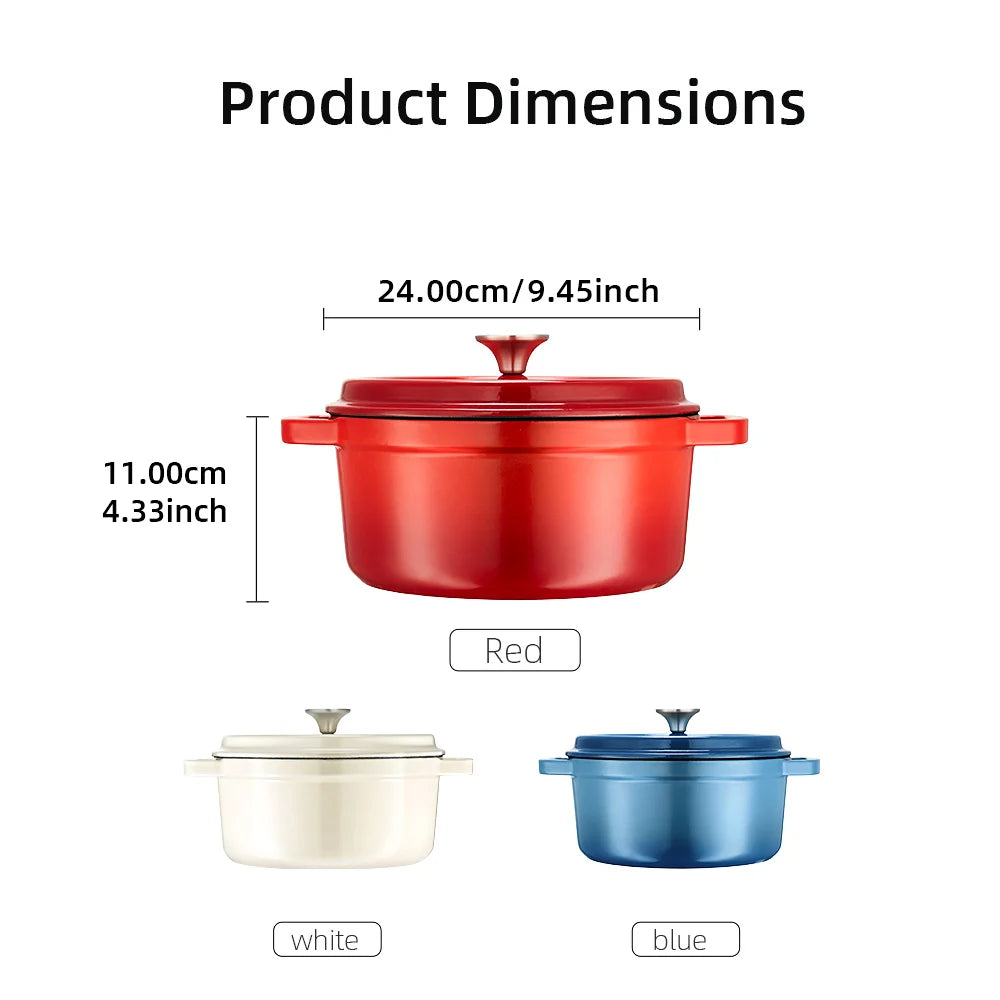 RoyalFlame Enamel Cooking Pot