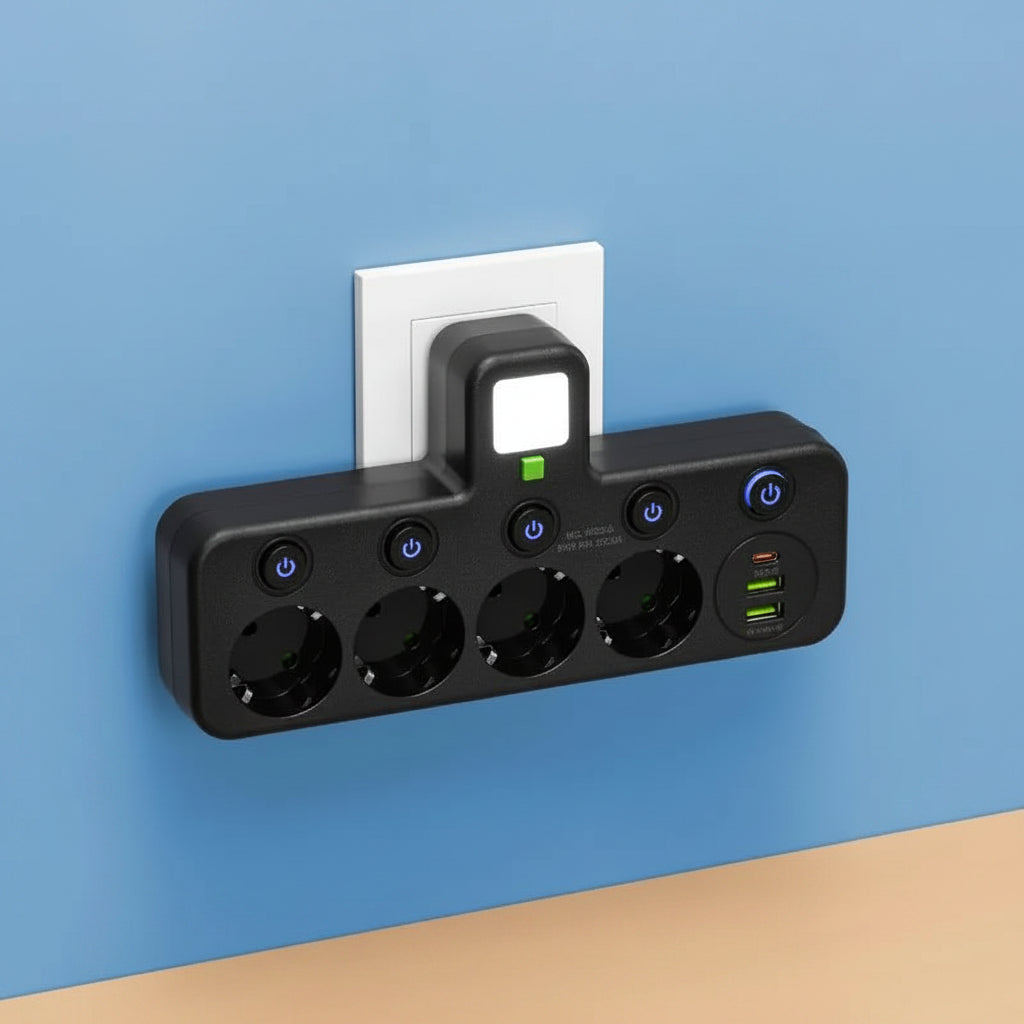 PowerHub™ 4-Socket USB Wall Adapter
