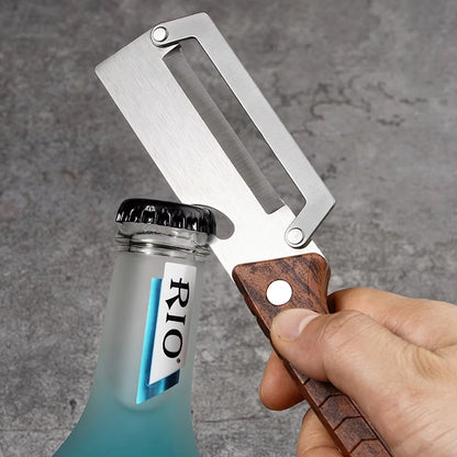 SmoothSlice Wooden Handle Peeler – Effortless Precision for Everyday Kitchen Perfection